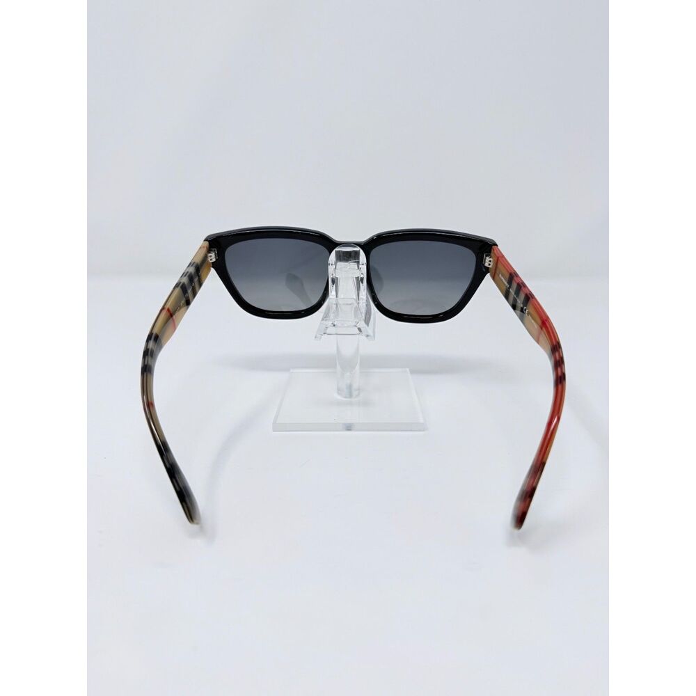 NEW Burberry Mammoth Grey Shaded Polarized Square Ladies Sunglasses - Picture 7 of 10